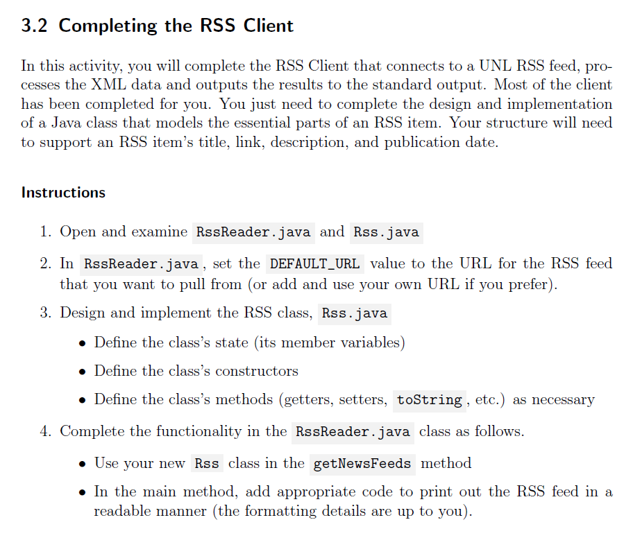 I need help creating this Java program! After the | Chegg.com