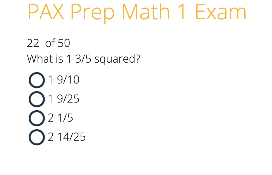 Steps to Square a Fraction