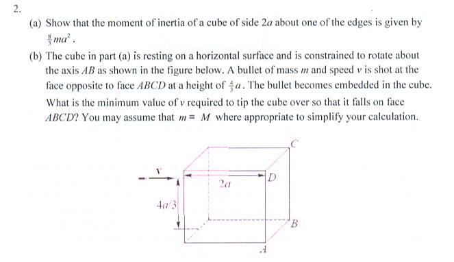 Moment Of Inertia Of A Cube Taking Origin At Centre – BDAXTI