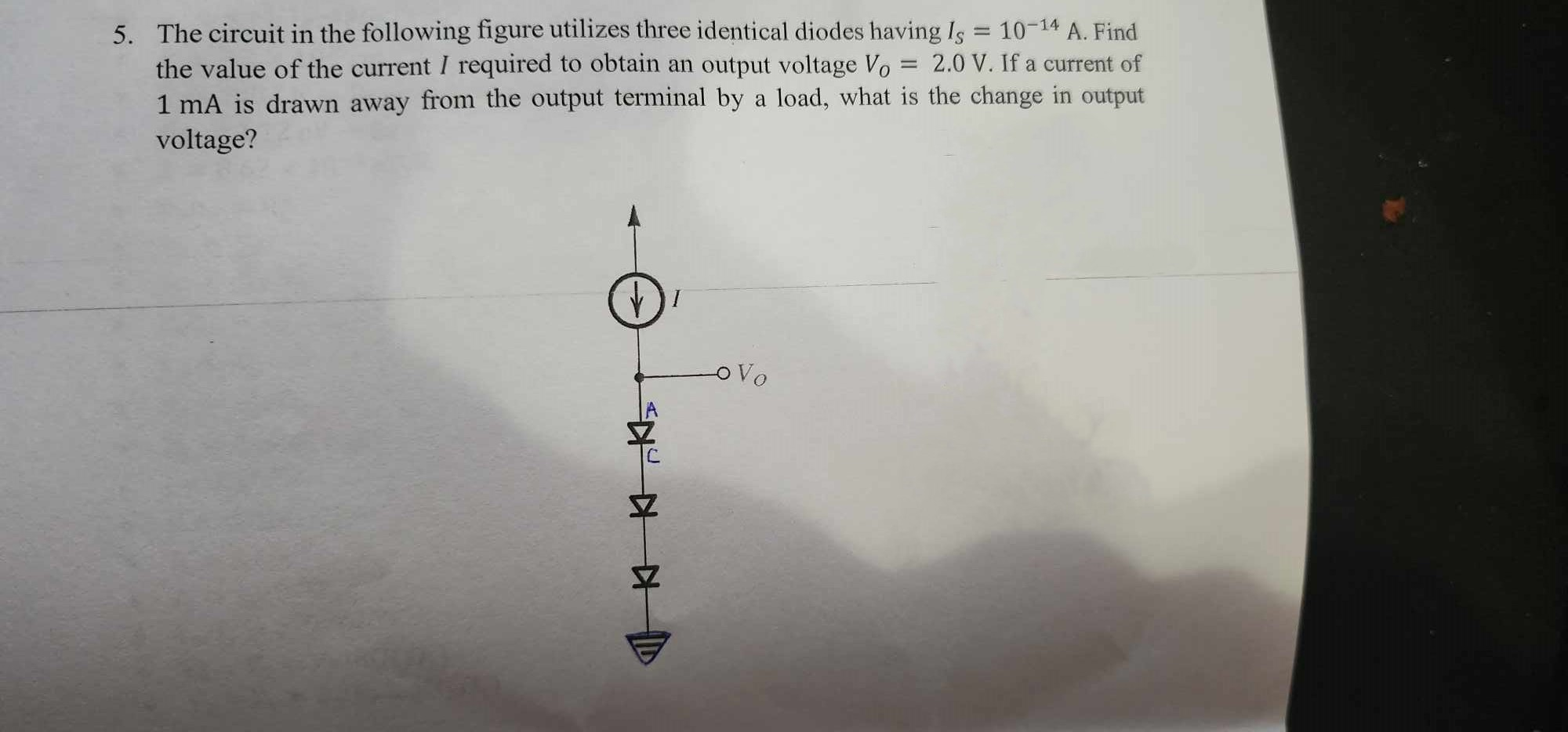 Solved 5. The Circuit In The Following Figure Utilizes Three | Chegg.com