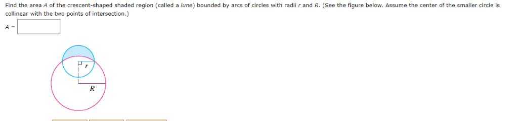 solved-find-the-area-a-of-the-crescent-shaped-shaded-region-chegg