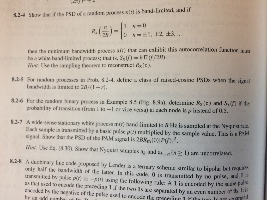 Problem 8.2-5 is needed only. Please write clearly | Chegg.com