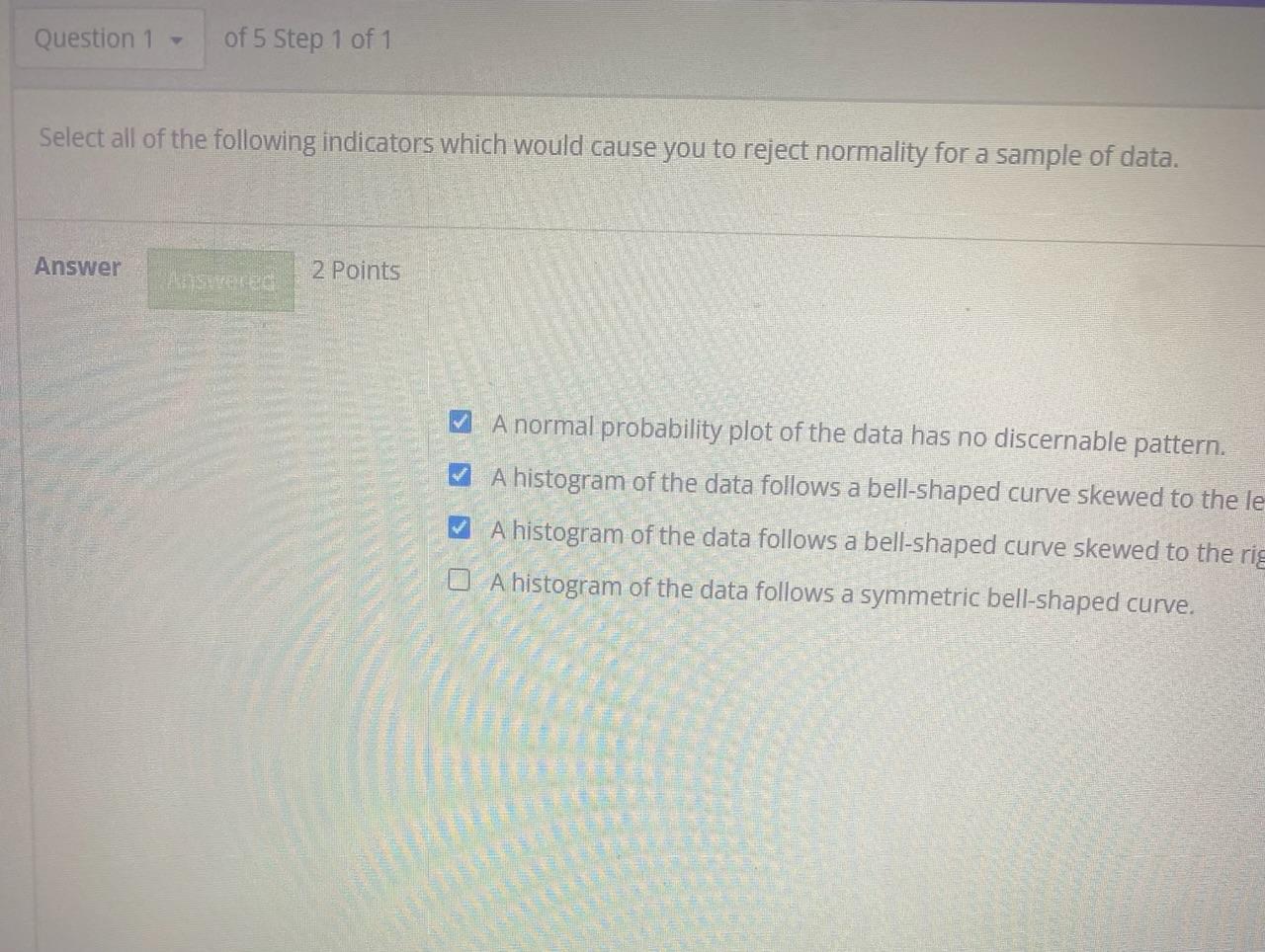 Solved Select all of the following indicators which would