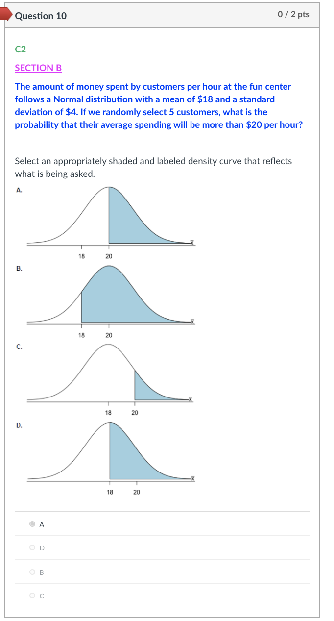 Solved Question 13 0/2 pts C1 SECTION B In the previous | Chegg.com
