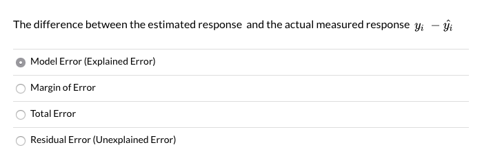 Solved The difference between the observed value of the | Chegg.com