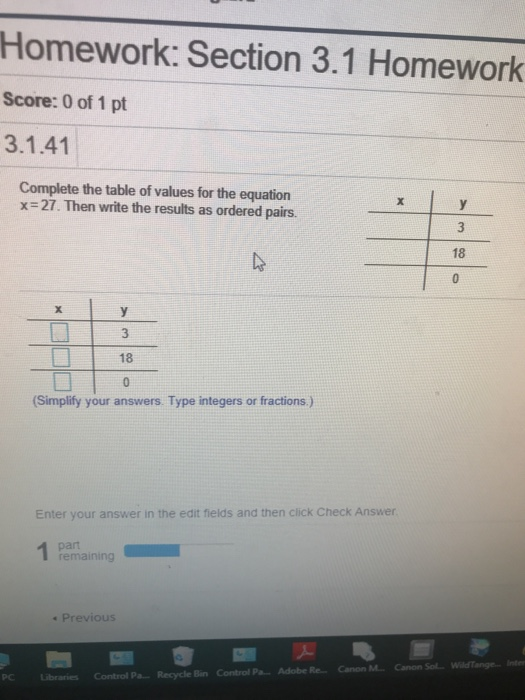 homework section 3.1 statistics