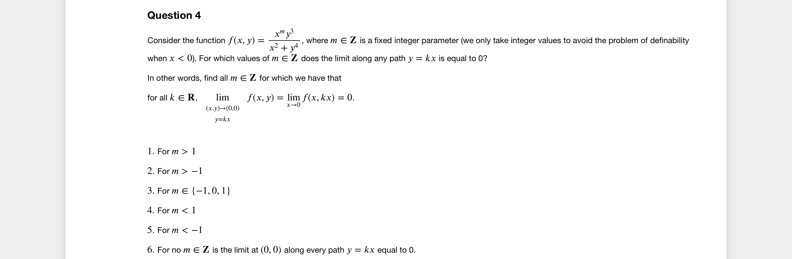 Solved Question 3 Consider the function f(x, y) = sin(x + y) | Chegg.com