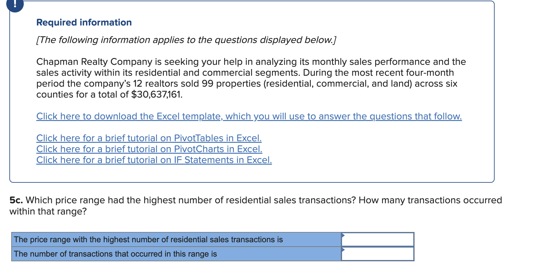 Required information [The following information