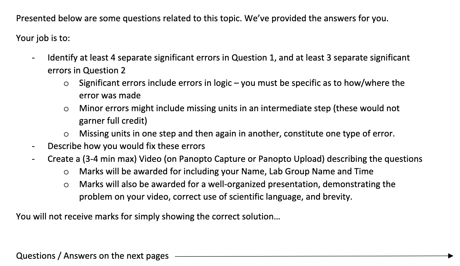 Solved Please identify the four or more errors made in | Chegg.com