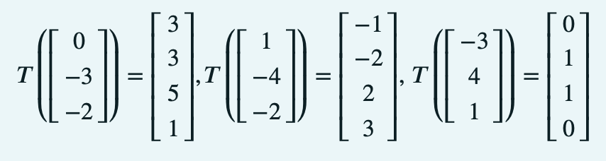 Solved Find the standard matrix of the unique linear | Chegg.com