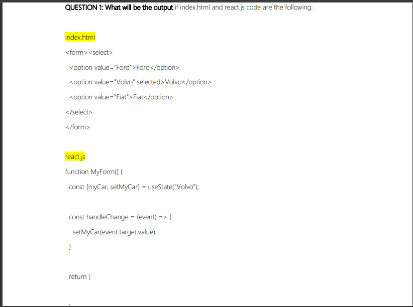 Html Form Select