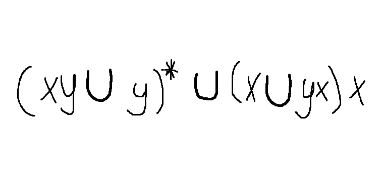 Solved (XY U y)* u(xUyx) ( | Chegg.com