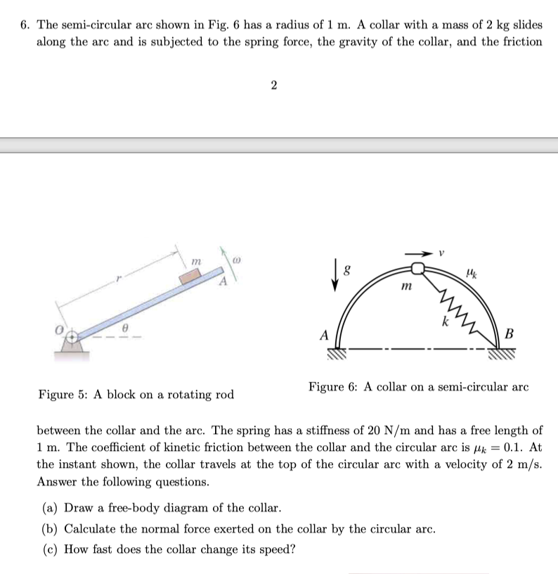 6-the-semi-circular-arc-shown-in-fig-6-has-a-radius-chegg