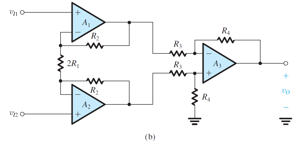 Solved - = = 2.17 Consider The Instrumentation Amplifier Of | Chegg.com