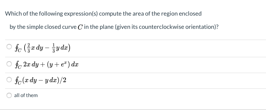 Solved Which Of The Following Expression S Compute The A Chegg Com