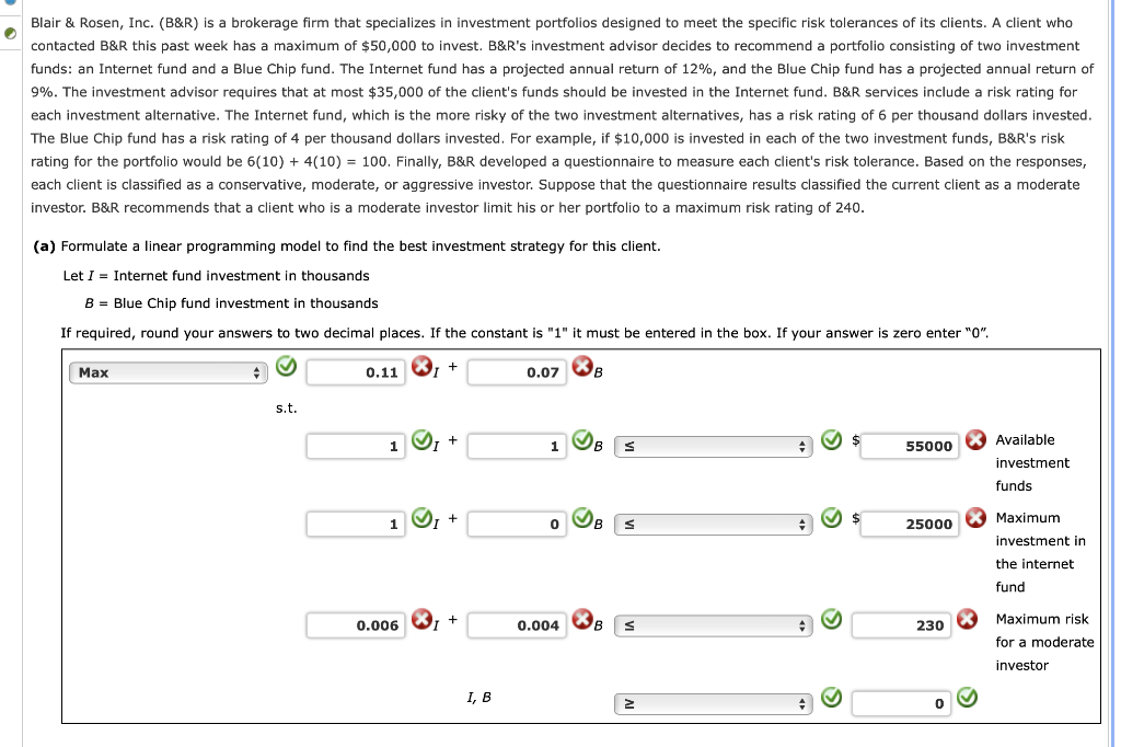Solved Blair & Rosen, Inc. (B&R) Is A Brokerage Firm That | Chegg.com