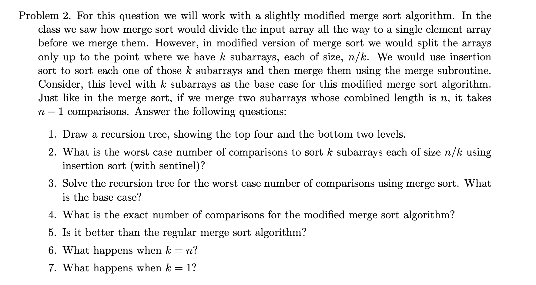 Problem 2 For This Question We Will Work With A Chegg