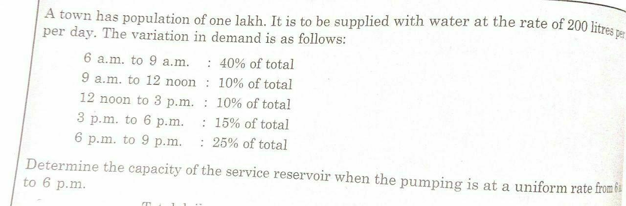 Solved A town has population of one lakh. It is to be Chegg