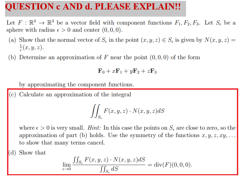 Question C And D Please Explain Let F R3 R3 Chegg Com