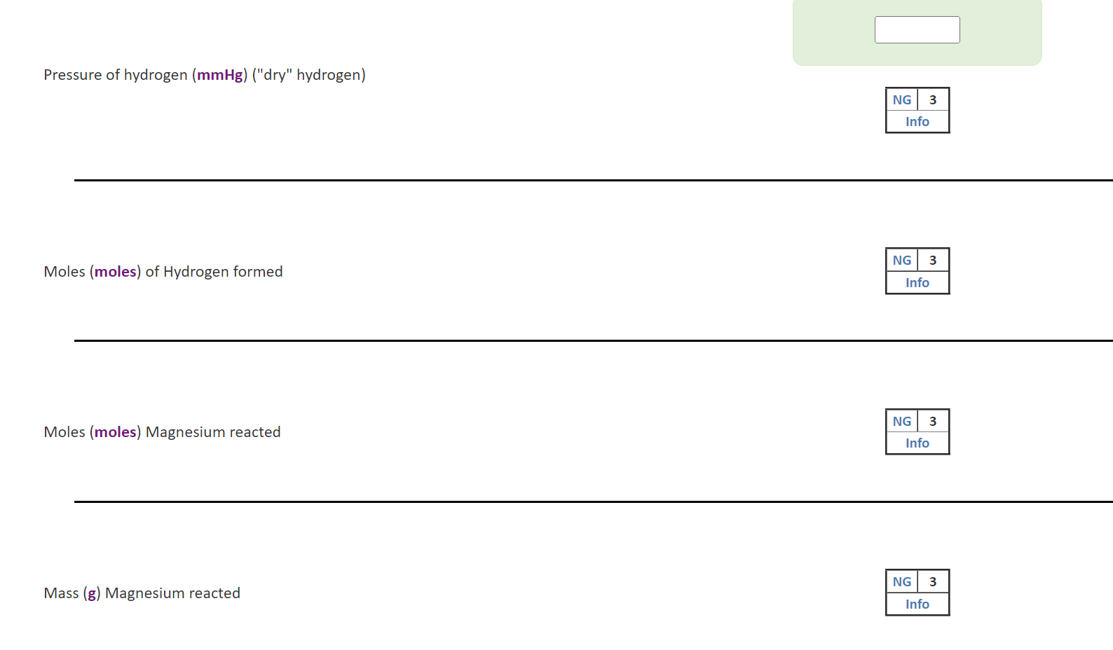 Solved Lab Data - If You Only Performed One Trial, Enter The | Chegg.com