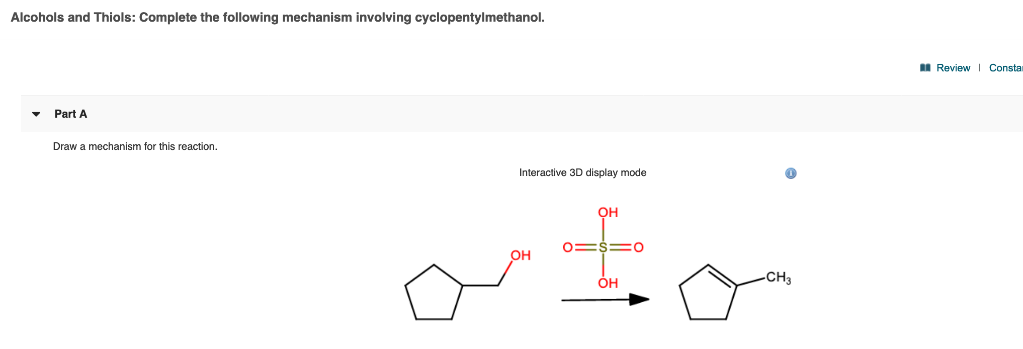 Solved Alcohols And Thiols: Complete The Following Mechanism | Chegg.com