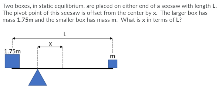 Solved Two boxes, in static equilibrium, are placed on | Chegg.com