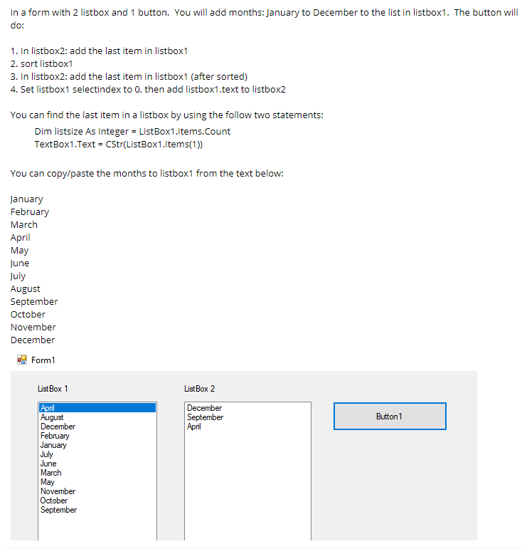 Solved Using: Visual Studio 2019 Under the Windows Forms App | Chegg.com