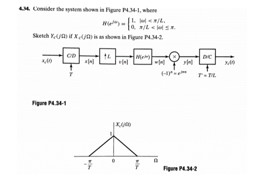 Solved 4.34. Consider the system shown in Figure P4.34-1, | Chegg.com
