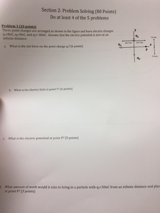 Solved Section 2: Problem Solving (80 Points) Do at least 4 | Chegg.com
