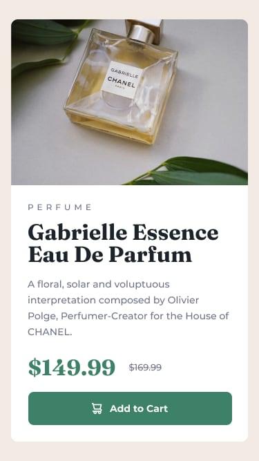 Solved Gabrielle Essence Eau De Parfium A floral, solar and
