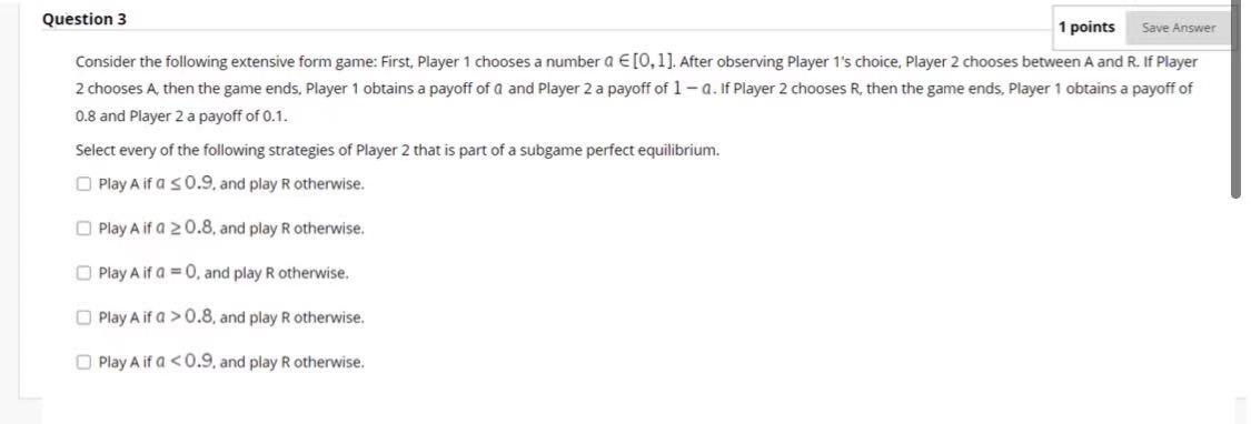 Solved Question 3 1 points Save Answer Consider the | Chegg.com