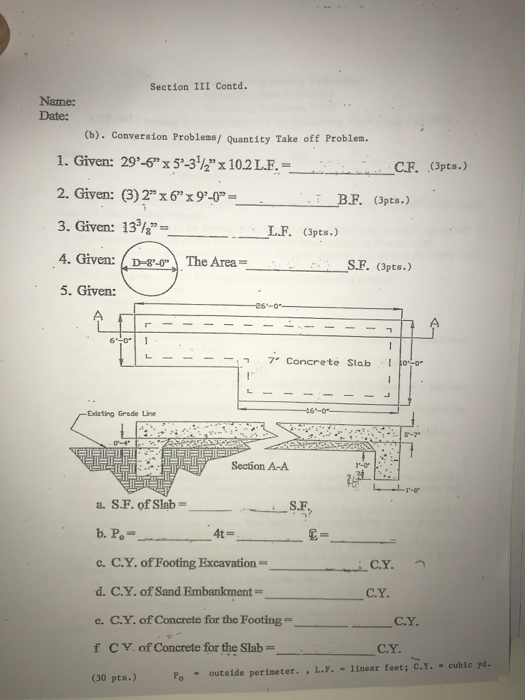 Solved Section Iii A Math Problems 20 Pts Name Chegg Solved Section Iii A Math Problems 20 Pts Name Chegg