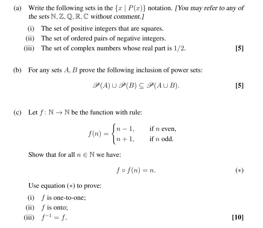 Solved A Write The Following Sets In The X P X Not Chegg Com