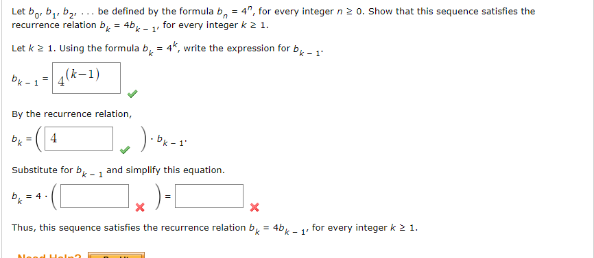 Solved Let B0′,b1,b2′… Be Defined By The Formula Bn=4n, For | Chegg.com