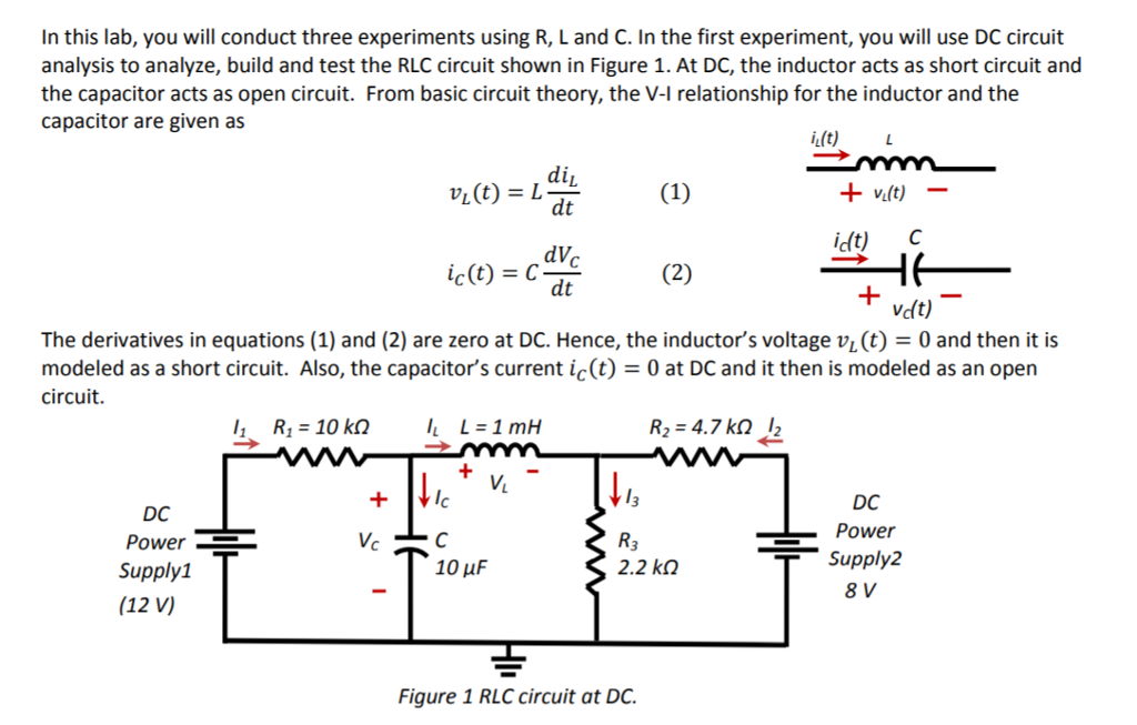 Solved In this lab, you will conduct three experiments using | Chegg.com