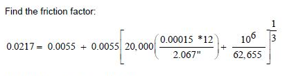 Solved Find the friction factor: | Chegg.com
