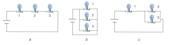 Solved Three identical light bulbs 1,2 and 3 are put | Chegg.com