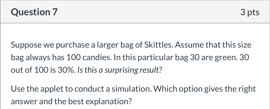 Solved 3. For this question you will need a regular size bag