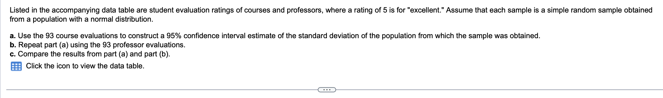 Solved Course Eval Prof Eval 4 5 4 5 4 8 4 4 3 8 Chegg com