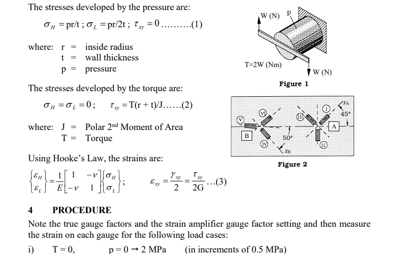 6.4 Use experimental stress analysis methods | Chegg.com