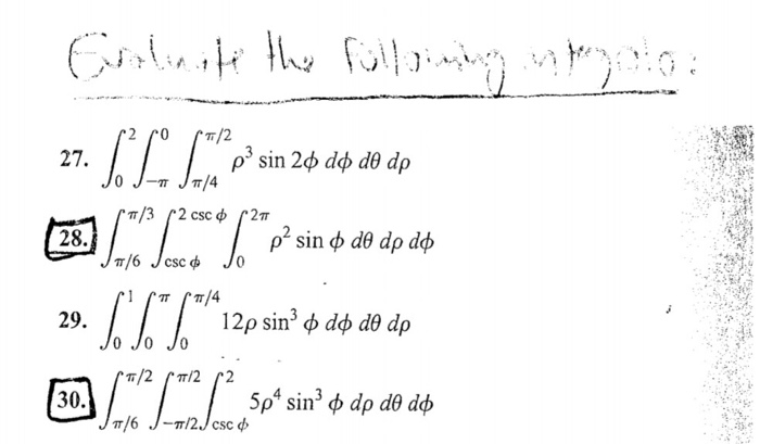 Solved 28. CSC 29. 30, | Chegg.com