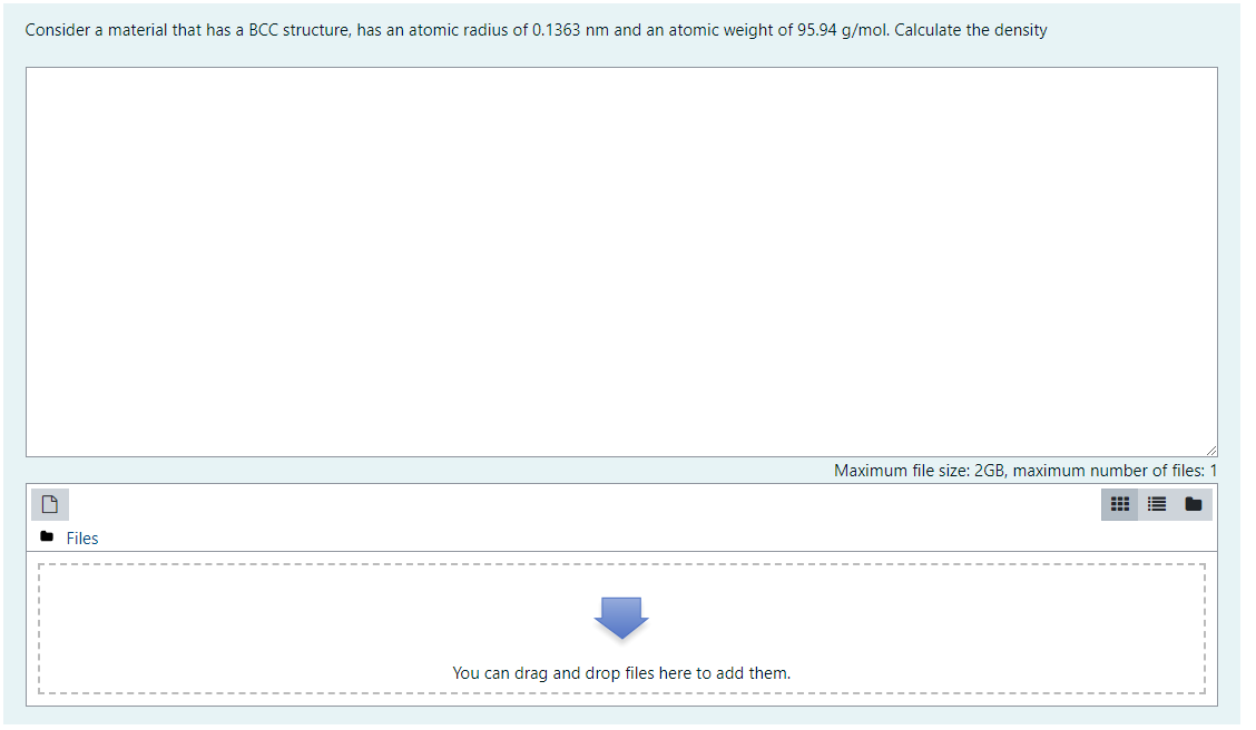 Solved Consider a material that has a BCC structure, has an | Chegg.com