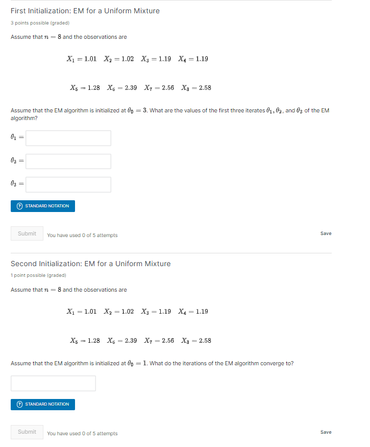 Solved 5. Mixture Of Uniforms A Bookmark This Page Homework 