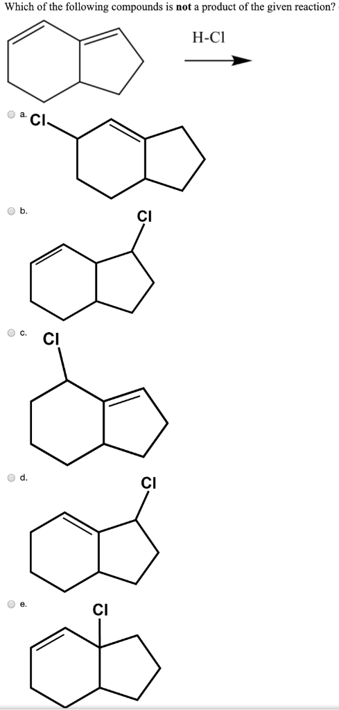 Solved Which of the following compounds is not a product of | Chegg.com