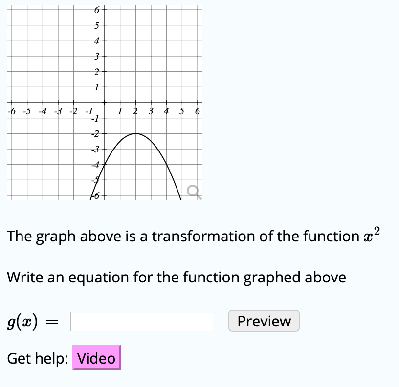 Solved The graph below is comprised of transformation of | Chegg.com