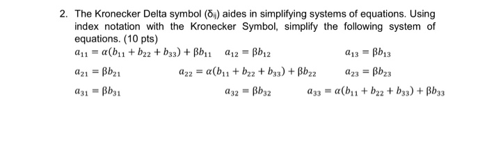 Kronecker’S Delta Complex Sum Form – HKJDML