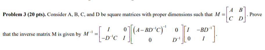 Solved Prove A B Problem 3 (20 Pts). Consider A, B, C, And D | Chegg.com