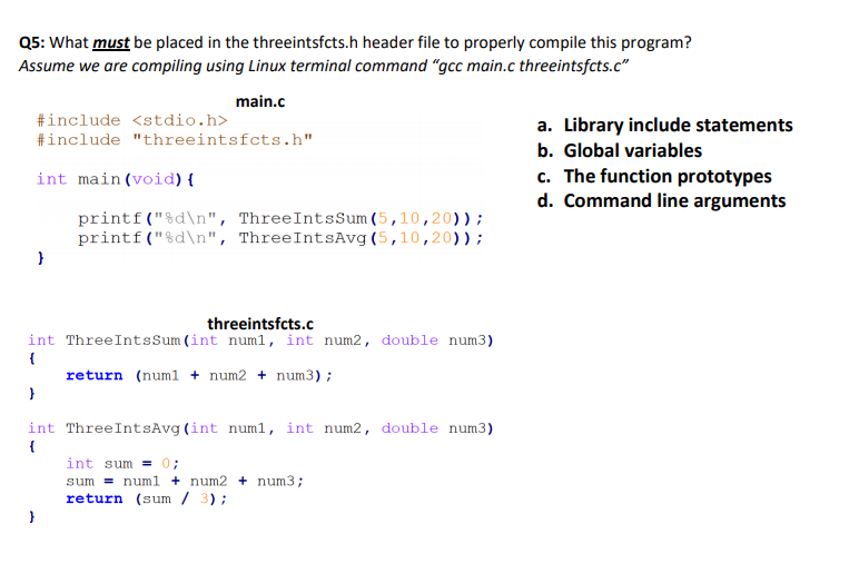 Solved Q4: The following code segment does not compile. WHY? | Chegg.com