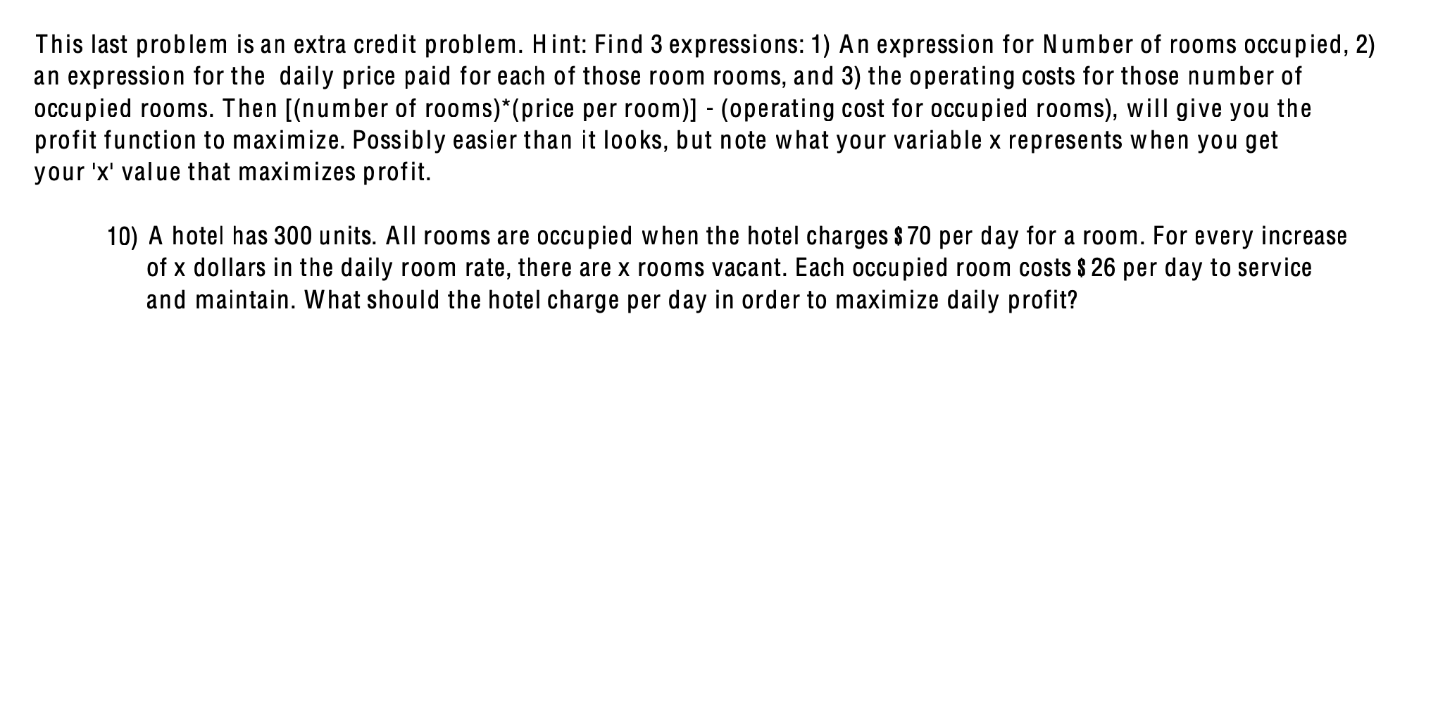 Solved This last problem is an extra credit problem. Hint: | Chegg.com