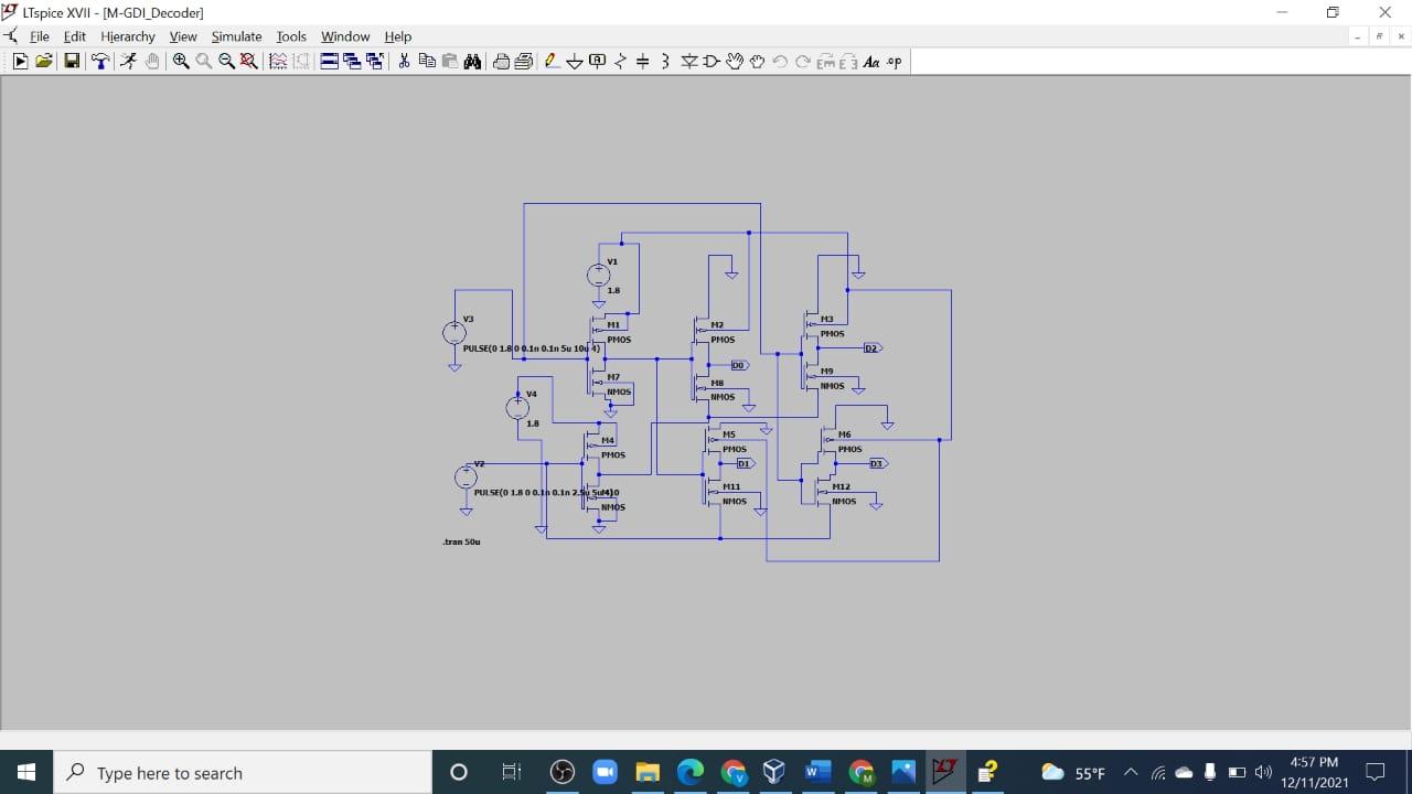 ! X | LTspice XVII - [Pass Transistor Logic Eile Edit | Chegg.com